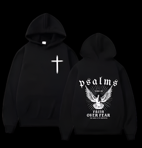 Pslams Hoodie Black