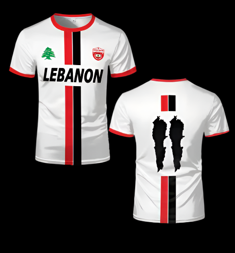 Lebanese Football Jersey White