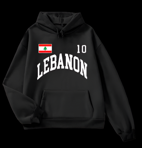 Lebanese Hoodie Black