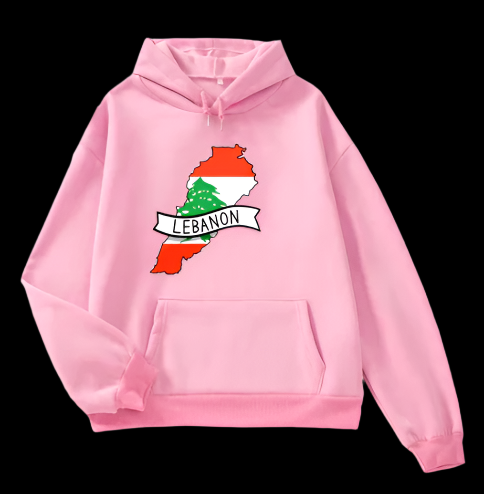 Lebanese Hoodie Pink