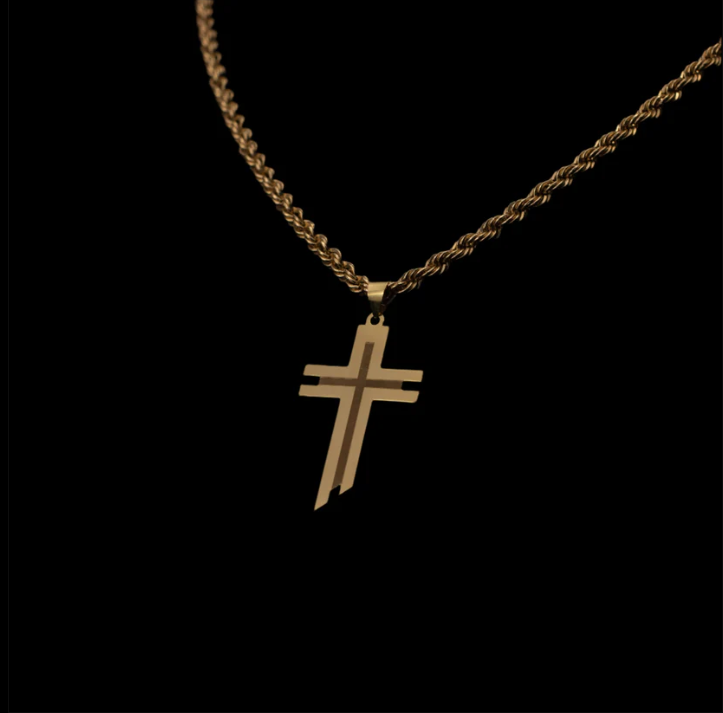 Ouwet Lebanese Forces Pendant + Cordell Necklace 18K