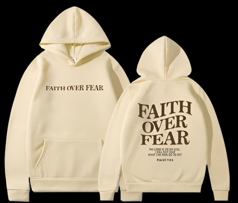 Pslams Hoodie Beige