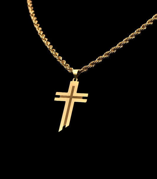 Ouwet Lebanese Forces Pendant 24K Gold Plated