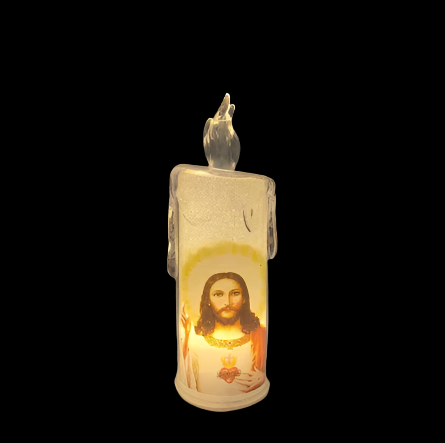 Jesus Christ Lamp Candle