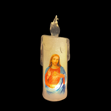 Jesus Christ Lamp Candle