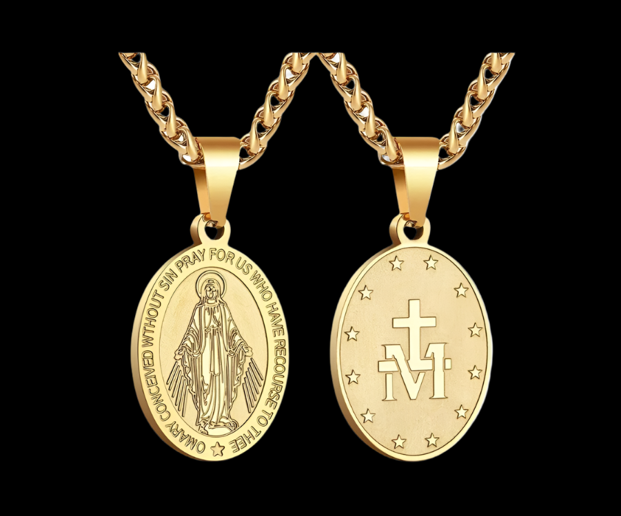 Holy Mary + Necklace