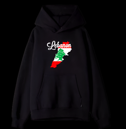 Lebanese Hoodie Black