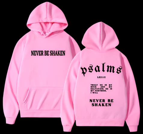 Psalms Hoddie Pink